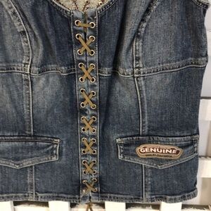 Harley Davidson Women’s Jean Vest Size :M